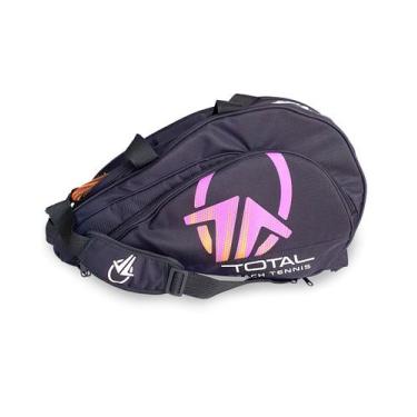 Imagem de Raqueteira PRO Total Beach Tennis Padel Grande 7 Raquetes, Sunset