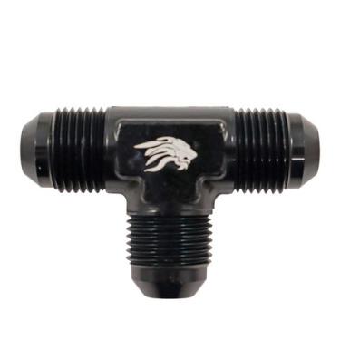 Imagem de Conexão T de Alumínio 8AN Aeroquip All Black - Cód.7805 - ASLLAN