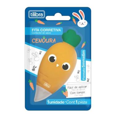 Imagem de Corretivo Em Fita Cenoura 5mmx6m Unidade Tilibra