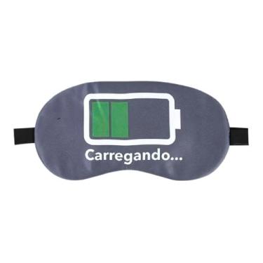 Imagem de Máscara para dormir com gel Térmico Plantina Carregando Cinza Confortá
