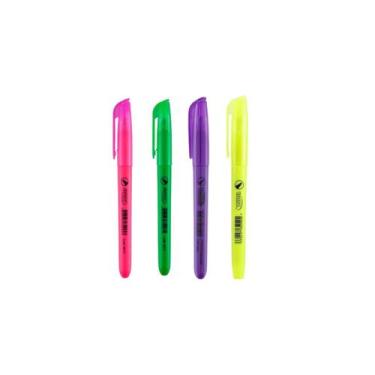 Imagem de Caneta Marca Texto Neon Fluorescente BRW  Unidade/Kit (Á Escolher), KI