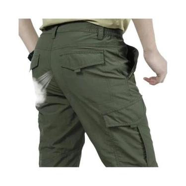Imagem de Calça Tática Militar Masculina Casual - Vários Bolsos para Trabalho e 