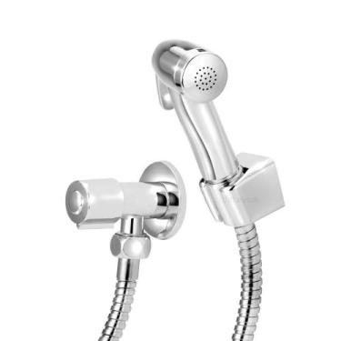 Imagem de Ducha Higiênica Slim Abs Banheiro Cromada Acionamento 1/4V - Modelar