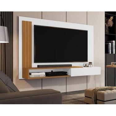 Imagem de Painel de TV Smart até 50 Polegadas Com Porta Math cor Branco / Nature