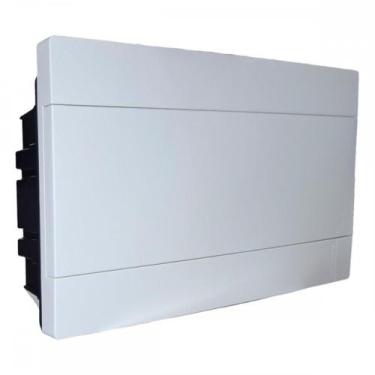 Imagem de Centrinho Eletromar Pvc Embutir Para 18 Disjuntor Sem Barramento Branc