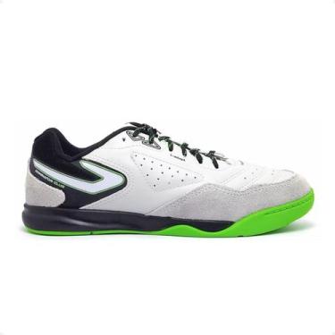 Imagem de Chuteira Indoor Masculina Topper Dominator Club Branco E Verde, Branco
