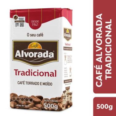 Imagem de Café Alvorada 500g Vácuo Tradicional Torrado e Moído