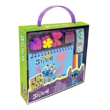 Imagem de Livro Kit para Colorir Fun Box Stitch com Acessórios Inmetro