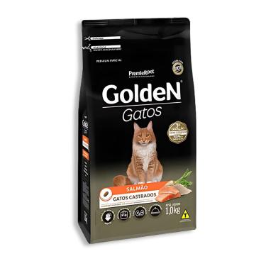Imagem de Ração Golden Gato Castrado Salmão 1kg