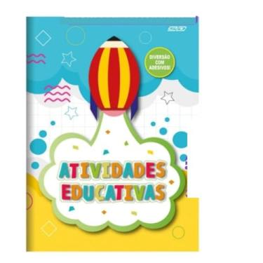 Imagem de Caderno de Atividades Educativas 16 folhas e Adesivos Pedagógico