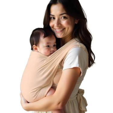 Imagem de Wrap Sling de Bebê Carregador Canguru de Amarrar Little Beni (Areia)