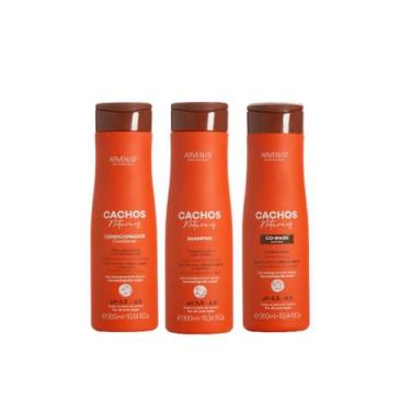 Imagem de Kit Arvensis Cachos Shampoo + Condicionador + Co-wash
