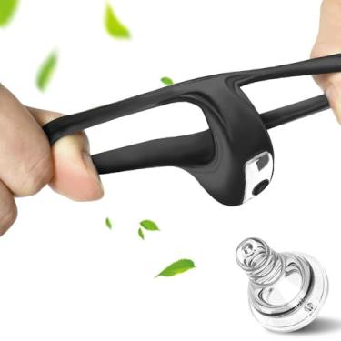 Imagem de Anel vibrador com bloqueio de Ejaculação 3 em 1,anel vibratório para pênis, brinquedo sexual, casal masculino, anel para pênis, ejaculação retardada