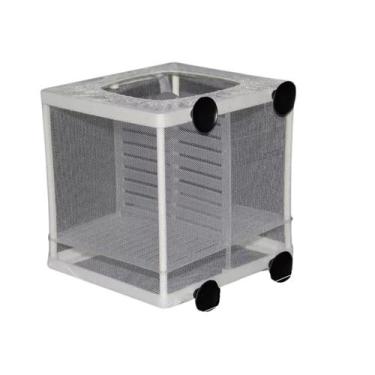 Imagem de Criadeira Tela Pequena Peixe Aquario Betta Lebiste Alevino - SKWr