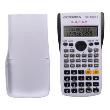 Imagem de Calculadora Científica Colorida Branca E Rosa Verde Ou Preta - NoBrand