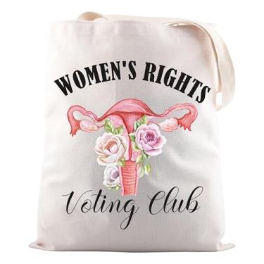 Imagem de JNIAP Reproductive Rights Gift Women's Rights Social Club Tote Bag Equal Rights Gift, Bolsa feminina Rights