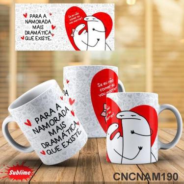 Imagem de Caneca Namorados Flork Para Namorada Mais Dramática Que Existe - Live
