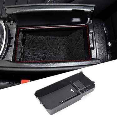 Imagem de TOYCIDFG Bandeja organizadora de caixa de armazenamento para centro de carro compatível com Mercedes Benz GLC Class, C Class W205 Organizador de console central 2015-2021