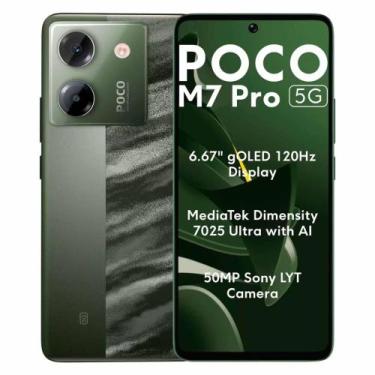 Imagem de Smartphone POCO M7 Pro 5G Global 256GB 12GB RAM Dual SIM Tela 6.67" - 