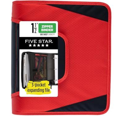 Imagem de Fichário com zíper Five Star, Red 2