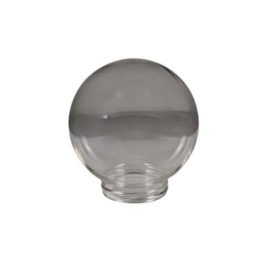 Imagem de Lighting Plastics of Minnesota Lente Globo De Acrílico Transparente 6", Pescoço Rosqueado 3,25", Capa Substituição Para Luminária Poste Luz Externa