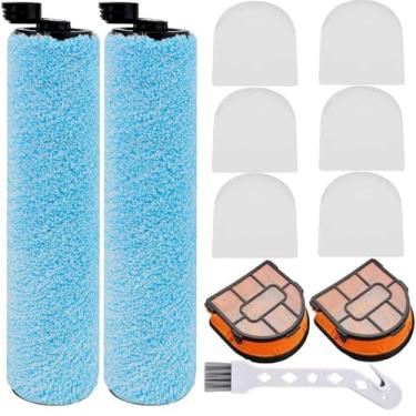 Imagem de LOTIN Rolo de escova e filtro de substituição para aspirador Shark HydroVac MessMaster Wet Dry WD161 WD261 AW261