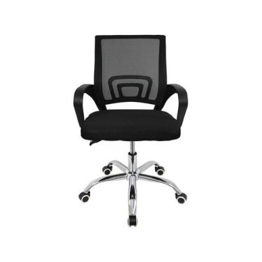 Imagem de Cadeira de Escritório Diretor Giratória Preta - Office Arco Conthey, P