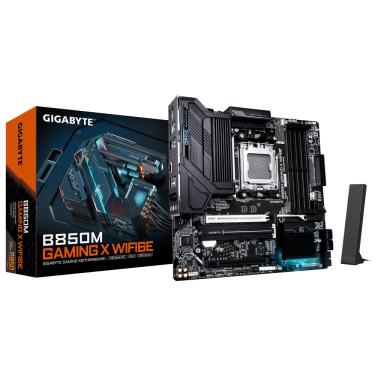 Imagem de Placa Mãe Gigabyte B850M GAMING X WIFI6E AM5 4xDDR5 AMD B850 mATX