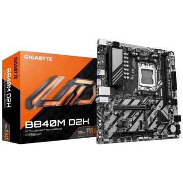 Imagem de Placa Mãe Gigabyte B840M D2H AM5 2xDDR5 Chipset B840 mATX