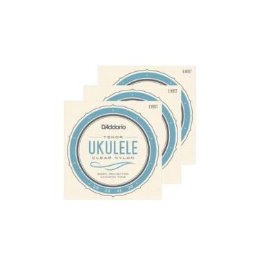 Imagem de Kit 3 UND Enc. Ukulele Tenor D'addario Pro Arte EJ65T .28