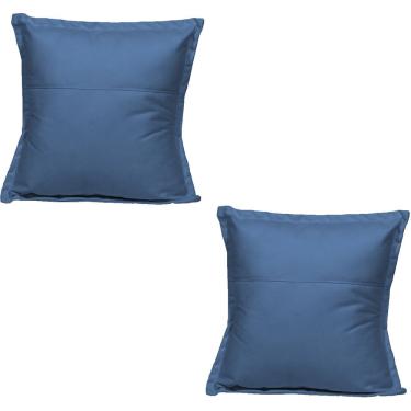 Imagem de Kit 2 Almofadas Decorativa Cheia Fofinha Para Sofá Cadeira Poltrona 42 Cm Suede