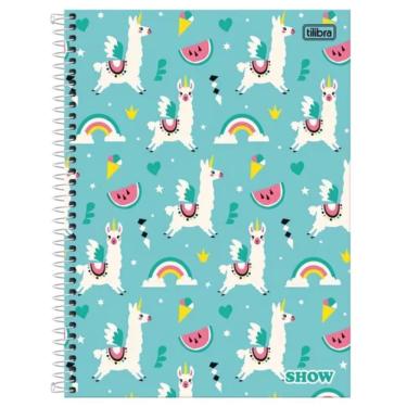 Imagem de Caderno Espiral Universitário 16 Matérias 256 Folhas Show Tilibra Estampa 2