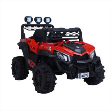 Imagem de Super Jipe Infantil Elétrico Controle Remoto Bivolt Luz Led - Bang Toy