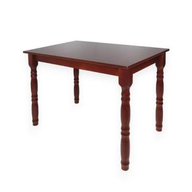 Imagem de Mesa de Jantar Retangular Dalas Imbuia 110 cm - Ecomóveis