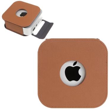 Imagem de Capa para Apple 2024 Mac Mini M4 / Mac Mini M4 Pro, capa protetora de material PU NOUKAJU à prova de quedas, à prova de arranhões, à prova de choque, à prova de poeira, capa protetora para Mac Mini