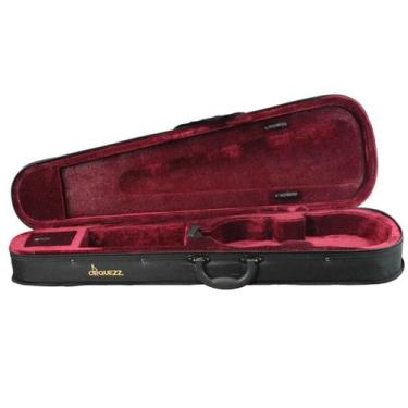 Imagem de Estojo Gota Violino 4/4 Vinho Nylon, Alça Ombro, Suporte 0 - Orquezz