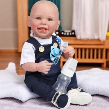 Imagem de Bebê Reborn Menino Arthur Corpo de Silicone Realista Mundo Kids