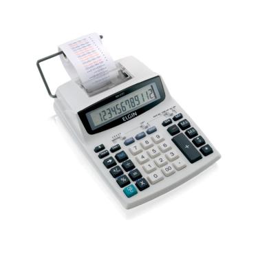 Imagem de Calculadora Com Bobina 12 Ditigos Bicolor Ma-5121 Elgin [f108]