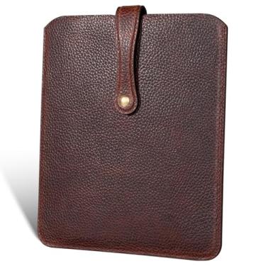 Imagem de Thryxop Capa de couro premium para tablet iPad Pro 11 polegadas/Air 10,9 polegadas/Magic Keyboard e Galaxy Tab S9/S9 FE | Capa protetora fina com forro de microfibra (serve para dispositivos de até 11