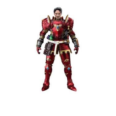 Imagem de Beast Kingdom Cavaleiro Medieval Homem de Ferro (versão Deluxe) DAH-046 boneco dinâmico, multicolorido