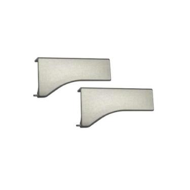 Imagem de Ponteira Curva PE183S7015 para 15mm Puxador RM-183 Facetato Ônix Matte