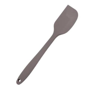 Imagem de Espátula Colher Silicone Mexer Panela Cozinha Cinza 27cm - RT