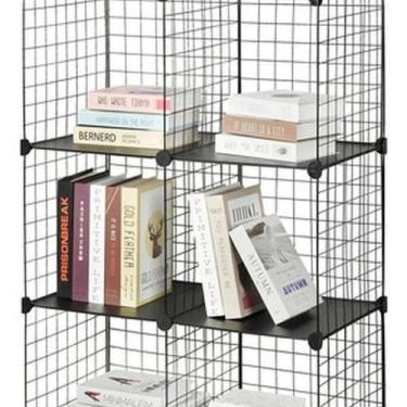 Imagem de Estante Cubic Organizadora Em Aço 6 Nichos 107X36X71Cm - Brazil Home L