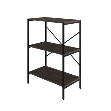 Imagem de Estante C/03 Prateleiras 84x60x33cm Tub Tueh863 Nogal - Nogal /