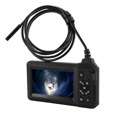 Imagem de Luocute Endoscópio Borescope Camera with Light, 4.3in LCD 1080P HD Inspection Camera, 8mm IP67 Impermeabilização Com 8 LEDs Ajustáveis, Snake Cable for Sewer, Automotive Engine, Pipe