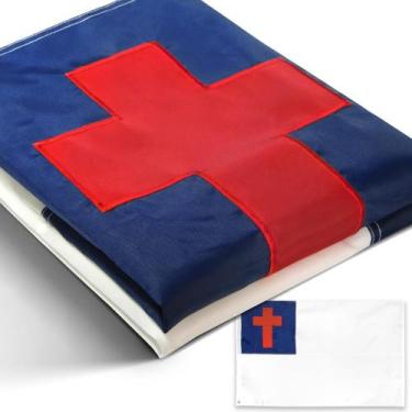 Imagem de Bandeira Anley EverStrong Series Christian 90x150cm Nylon