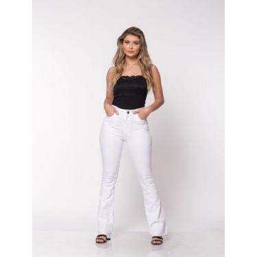 Imagem de Calça Flare 7905 Branca - macaw, Branco, 46