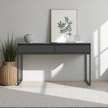 Imagem de Aparador Metalic Estilo Industrial pés em Metal - Casa H, Preto