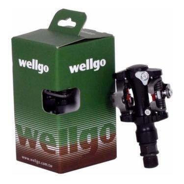 Imagem de Pedal Clip Sapatilha Wellgo M919 Esferas Mtb Com Tacos