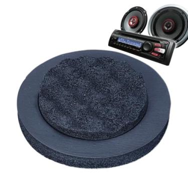 Imagem de Rrlihjgu Anéis Bloqueadores de para Alto-falantes de Carro - Anéis para Auto-falante com Bloqueio Antirruído,Acessórios de Melhoria Sonora com Blocagem de Áudio de Precisão para Veículos
